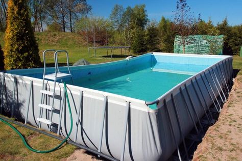 Above Ground Pool Cost, Above Ground Pool Fence, Above Ground Pool Lights, Inground Pool Cost, Intex Above Ground Pools, Amazing Swimming Pools, Pool Cost, Cheap Pool, Outdoor Pool Area