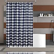 Check this out! Buffalo Check Shower Curtain, Farmhouse Shower Curtain, Farmhouse Shower, Cool Shower Curtains, Lush Decor, White Shower Curtain, White Shower, Rustic Farmhouse Style, Stylish Bathroom