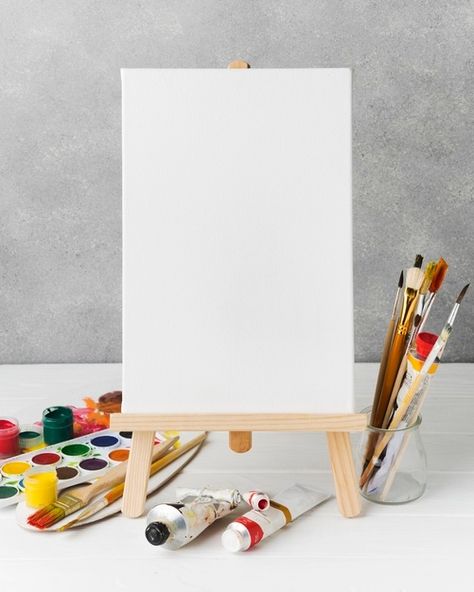 Backgrand Art, Background For Painting, Art Canvas Ideas, Canvas On Easel, Paper Background Design, Brush Art, Photo Frame Design, Paint Canvas, Watercolour Paint