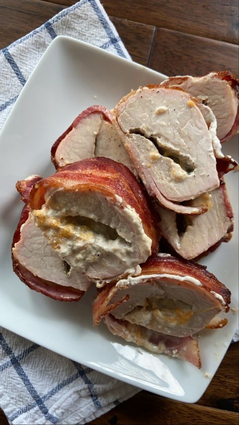 Bacon Stuffed Pork Tenderloin, Stuffed Bacon Wrapped Pork Tenderloin, Bacon Wrapped Stuffed Pork Chops, Bacon Wrapped Pork Tenderloin Oven, Cream Cheese Stuffed Pork Tenderloin, Cheese Stuffed Pork Tenderloin, Bacon Wrapped Pork Tenderloin Recipes, Bacon Wrapped Tenderloin, Grilled Pork Tenderloin Recipes