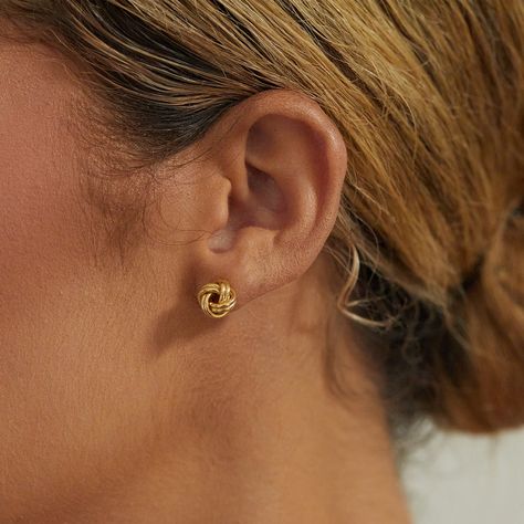 Small Earrings Gold, Hand Jewelry Rings, Elephant Earrings Studs, Cross Earrings Studs, Knot Stud Earrings, Knot Studs, Bar Stud Earrings, Star Earrings Stud, Knot Earrings