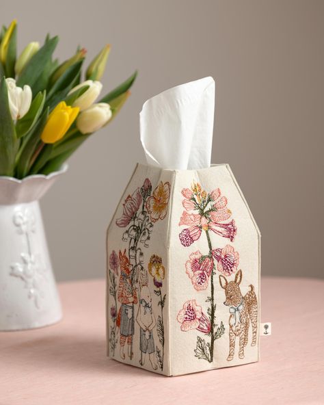 Find Spring Parade Tissue Box Cover and more at Coral & Tusk. Shop unique embroidered decorations for you home.