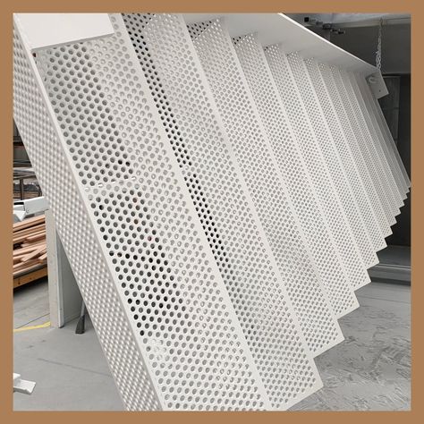 Perforated Steel Stairs, Upstairs Extension, Restoration Architecture, Stair Elevator, Steel Balustrade, Timber Stair, Architectural Finishes, Perforated Steel, Steel Stairs