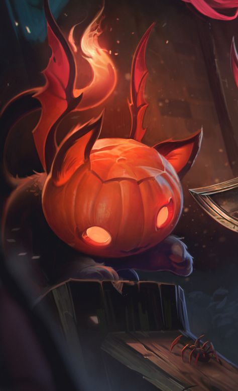 League Of Legends Janna, Jack Pumpkin, Halloween Digital Art, Witchy Wallpaper, Halloween Artwork, Cute Fantasy Creatures, Creature Concept Art, Fun Time, Cute Animal Drawings