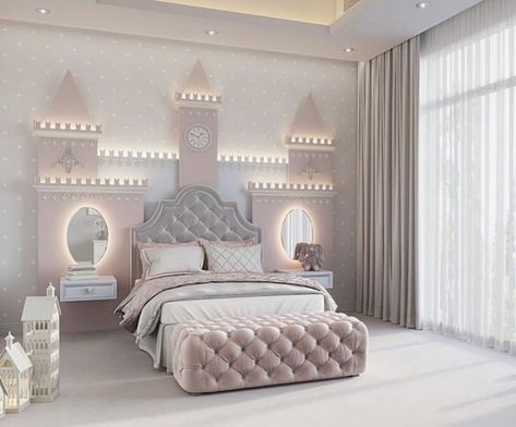 Luxury Kids Bedroom, Princess Room Decor, Kids Interior Design, Big Girl Bedrooms, Kids Room Interior Design, Kids Bedroom Designs, Dekorasi Kamar Tidur, Girl Bedrooms, Kids Interior Room