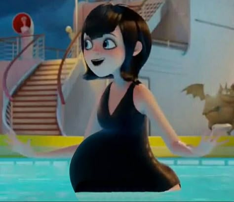 Odd Drawings, Princess Pregnant, Fake Pregnancy Belly, Hotel Transylvania Mavis, Transylvania Movie, Hotel Transylvania Movie, Mavis Hotel Transylvania, Mavis Dracula, Cute Bear Drawings