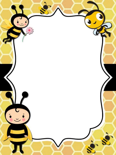 Bee Template, Bee Themed Classroom, Bee Invitations, Bee Activities, Bee Baby Shower Invitations, Honey Bee Baby Shower, Bee Classroom, Bee Printables, Bee Birthday Party