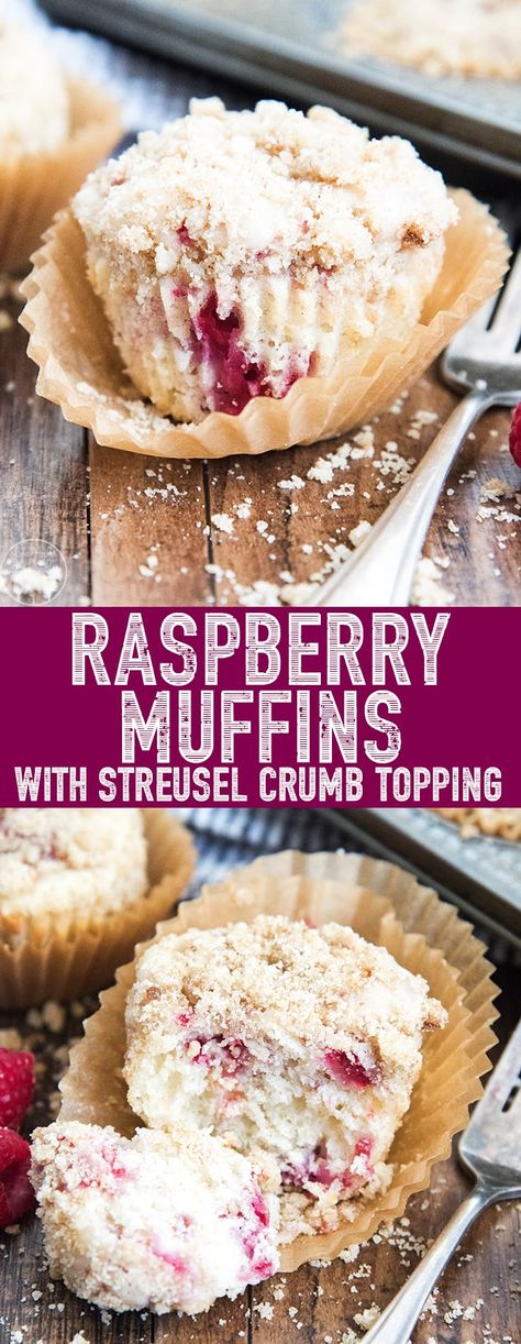 Jumbo Raspberry Muffins, Raspberry Streusel Muffins, Breakfast Casserole Muffins, Muffins Blueberry, Jumbo Muffins, Donut Muffins, Ideas For Breakfast, Raspberry Muffins, Easter Breakfast