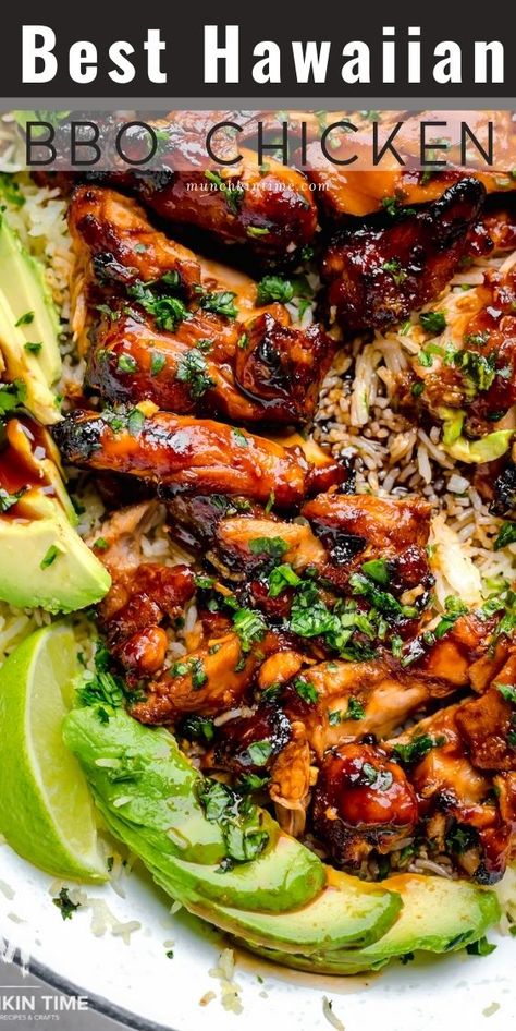 Hawaiian Bbq Chicken, Bbq Chicken Recipe, Bbq Chicken Thighs, Marinated Chicken Recipes, Hawaiian Bbq, Bbq Chicken Recipes, Hawaiian Food, Grilled Chicken Recipes, Chicken Dishes Recipes