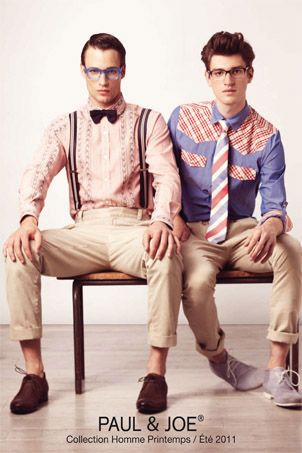 Paul & Joe Spring/Summer 2011 Nerd Outfit, Elegant Men Style, Nerd Outfits, Nerdy Outfits, Geek Clothes, Nerd Fashion, Prada Spring, Geek Fashion, Elegant Man