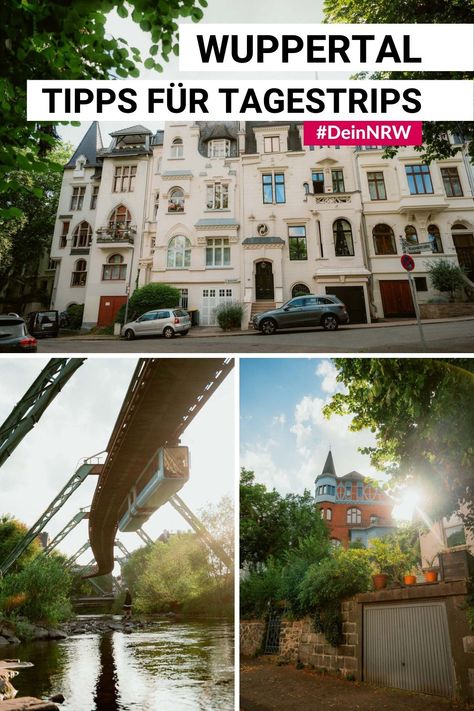 Hier findest Du Tipps für einen Tagestrip nach Wuppertal - inklusive lebendiger Szeneviertel, bergischer Naturidylle und der einzigartigen Schwebebahn. #deinnrw #städtetrip #wuppertal #wochenende © Tourismus NRW e.V., Johannes Höhn Pina Bausch, House Styles, Pins