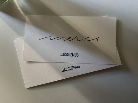 Fashion Brand Thank You Card, Jacquemus Packaging, Kraft Box Packaging, Gold Inspo, Small Business Quotes, Clothing Packaging, Thank You Card Design, Business Identity, Best Small Business Ideas