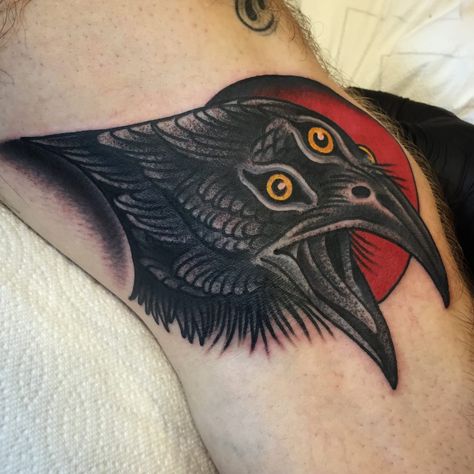 3 Eyed Raven, Traditional Tattoo Cover Up, Fake Skin Tattoo, Tattoo Sleeve Filler, Game Of Thrones Tattoo, Game Thrones, Vintage Tattoo Design, Feather Tattoo Design, Sick Tattoo