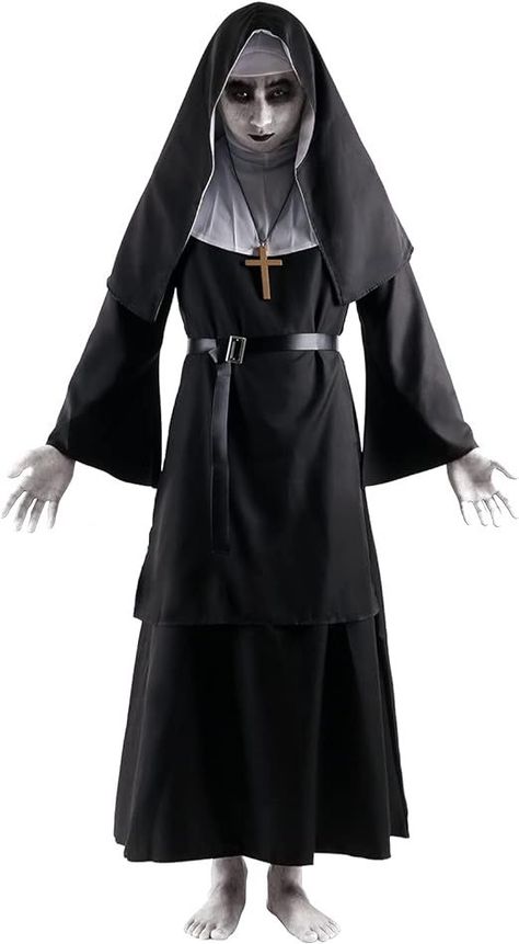 #halloween #fashionfinds #fashion #trendy #cool #fun #amazonfinds #y2k #summeroutfit #outfits #ootd #bestseller #amazon #outfitinspo #inspiration Nun And Priest Costume, The Nun Costume, Scary Nun, Priest Costume, Nun Outfit, Nun Costume, The Nun, Halloween Clothing, Costume For Women