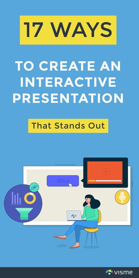 The best way to do that is by creating an interactive presentation that holds audience attention and even allows them to participate.  Adding interactivity into your presentation is the best way to spice up your speech, engage your audience and stand out from other presenters. The best part is, it doesn't have to be more work! #presentationdesign #presentationslides #slidedesign #slides #slidedeck #interactivepresentation #interactive #animatedpresentation Engaging Presentation Ideas, Presentation Ideas For Work, Interactive Presentation Design, Unique Presentation Ideas, How To Do A Presentation, Interactive Presentation Ideas, Visual Aids Ideas For Presentations, Fun Presentation Ideas, Presentation Activities