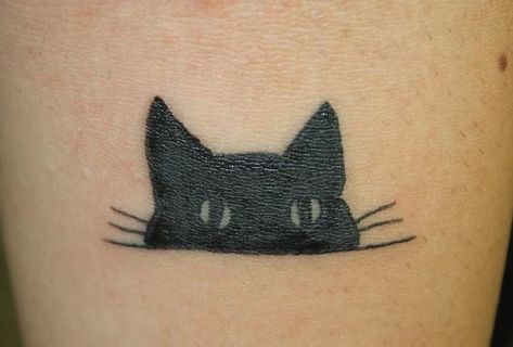 50 Best Black Cat Tattoo Designs | Page 2 of 12 | The Paws Small Black Cat Tattoo, Black Cat Tattoo Designs, Cat Eye Glasses Frames Vintage, Cat Lover Tattoo, Small Black Cat, Black Cat Tattoo, Cat Tattoo Design, Emo Tattoos, Cute Cat Tattoo