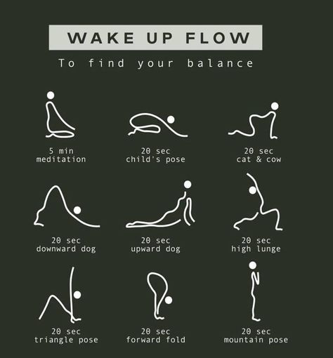 Wake Up Flow, Yoga Positionen, Yoga Teacher Resources, Morning Yoga Flow, Balance Yoga, Morning Yoga Routine, Barre Pilates, Daily Yoga Workout, Yoga Positions