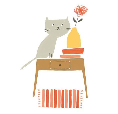 - Cat Illust, Cat Side, Camberwell College Of Arts, Cat Art Illustration, Cat Doodle, Cat Illustrations, Grey Cat, Cats Illustration, Grey Cats