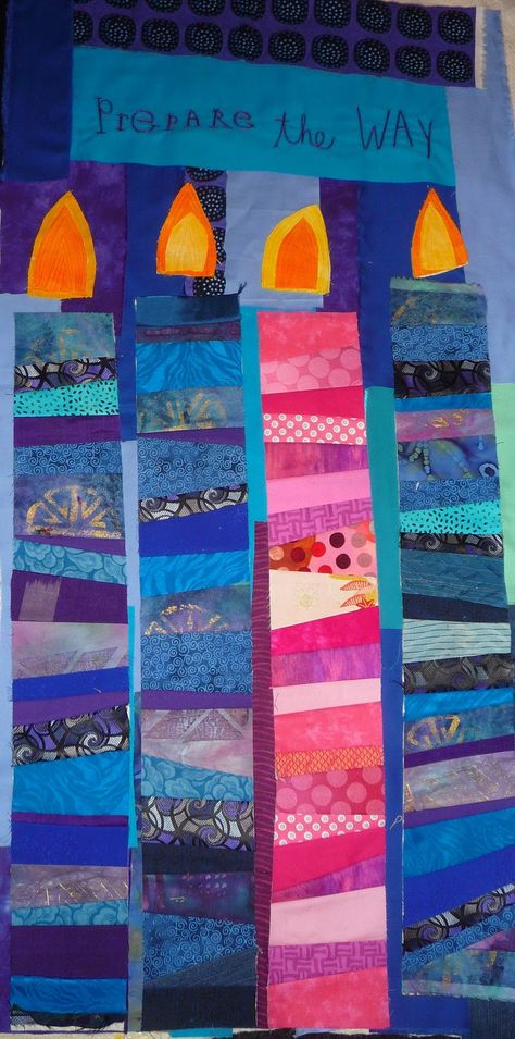 Advent Banners, Advent Art, Church Banners Designs, Advent Crafts, Advent For Kids, Worship Art, Clergy Stoles, Liturgical Seasons, Art Quilting