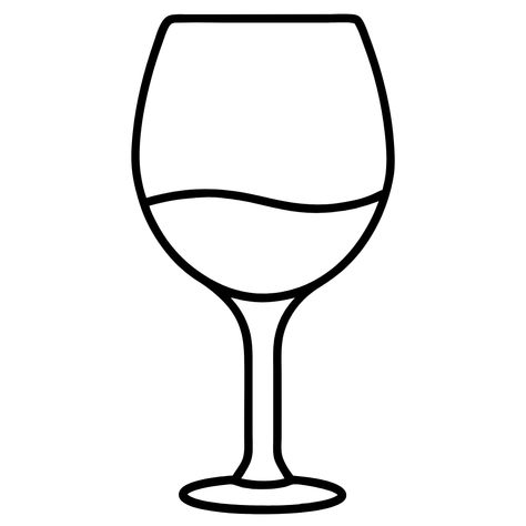 Wine Glass Clipart Outline Wine Glass Clipart, Maple Leaf Clipart, Thanksgiving Wine Glass, Wine Glass Images, Wine Glass Illustration, Christmas Clipart Free, Squirrel Clipart, Glass Clipart, Black And White Outline