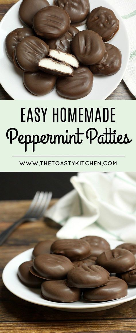 Peppermint Patty Recipe, Mint Patties, Homemade Peppermint Patties, Corn Pops, Homemade Candy, Patties Recipe, Candy Recipes Homemade, Christmas Candy Recipes, Italian Christmas