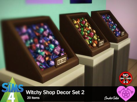 🔮 Witchy Shop Decor Set 2 🔮 Sims 4 Potions Shop, Sims 4 Pagan Cc, The Sims 4 Wallpaper Cc Patreon, Sims 4 Sci Fi Cc, Sims Castle, Witchy Sims 4 Cc, Witchy Shop, Sims 4 Base Game, T-shirt Display