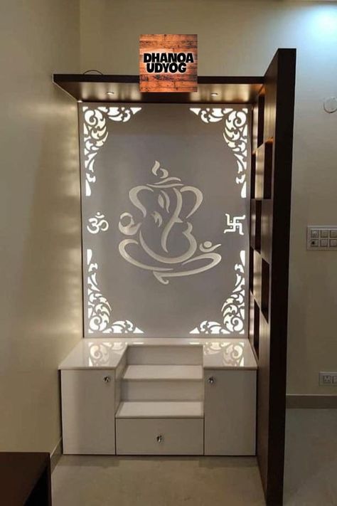 dhanoa udyog Temple Room, Modern Partition Walls, Bedroom Design Trends, Steel Door Design, Mandir Design, Wall Tv Unit Design, Temple Design For Home, Pooja Room Door Design, Exterior Decoration