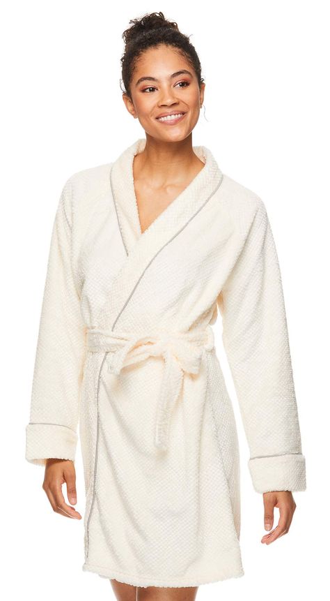 PRICES MAY VARY. 100% Polyester Imported Tie closure Wrap yourself up in comfort and warmth with this soft plush bath robe. For days when you just want to lounge around the house, this lightweight bathrobe for women is exactly what you need. Sink into the soft, warm womens robe fabric and instantly feel your troubles melt away. RUNS SMALL - please order a size up. Your lounge time should be an experience you enjoy. Be comfortable and stylish in these cute, plush, and soft robes for women. Savor Bathrobe Pattern, Womens Robes Long, Silk Bathrobe, Womens Robe, Womens Bathrobes, Plush Robe, Pajama Lounge, Bath Robes For Women, Soft Robes