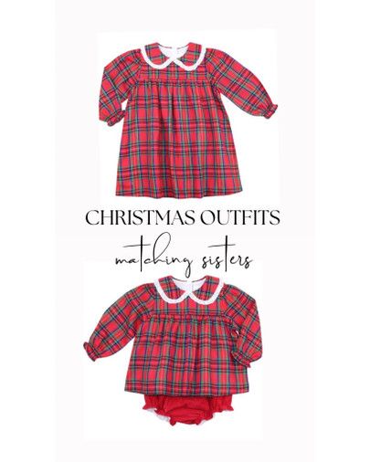 Matching sister outfits for Christmas! #LTKkids #LTKfamily #LTKHoliday Matching Sister Christmas Outfits, Matching Sister Outfits, Outfits For Christmas, Matching Christmas Outfits, Green Plaid Dress, Toddler Christmas Dress, Matching Sisters, Christmas Dresses, Sister Christmas