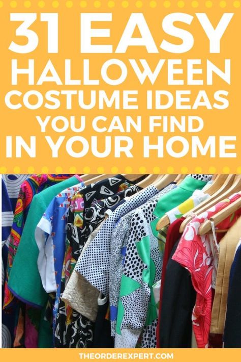 Easy Halloween Costume Ideas You Can Find in Your Home | Easy Halloween costume ideas you can find in your home! Dress up with this list of quick Halloween costume ideas. Pin now, and read later!  #halloweencostumes #halloween At Home Halloween Costumes, Easy Adult Halloween Costumes, Inexpensive Halloween Costumes, Free Halloween Costumes, Work Appropriate Halloween Costumes, Easy Halloween Costume Ideas, Home Halloween Costumes, Easy Halloween Costumes For Women, Halloween Costum