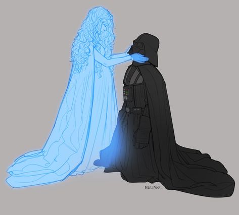 Force Ghost, Padmé Amidala, Star Wars Padme, Anakin Vader, Star Wars Background, Star Wars Anakin, Star Wars Love, Star Wars Drawings, Star Wars Wallpaper