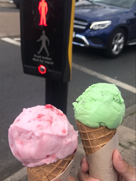 Strawberry Ice Cream Aesthetic, Pink Matcha, Green Ice Cream, Hens Party Themes, Mint Aesthetic, Strawberry Matcha, Mint Chip Ice Cream, Cosmo And Wanda, Canned Tuna