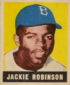 1948 Leaf Jackie Robinson Rookie Card Baseball Card Values, Old Baseball Cards, Brooklyn Dodgers, Baseball Hall Of Fame, Baseball Posters, Baseball Vintage, Baseball Art, Baseball Memorabilia, Baseball Trading Cards