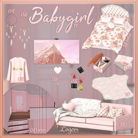 Lagom - Babygirl ad | Event: Equal10 Opens: 10th 12PM Taxi: … | Flickr Sims 4 Cc Build Buy Mode, Ts4 Coquette Cc, Coquette Sims 4 Cc Furniture, Sims 4 Cc Bedroom Furniture Ideas, Sims 4 Coquette Cc Furniture, Sims 4 Pink Furniture Cc, Ts4 Bed Cc, Sims 4 Pink Cc, Sims 4 Coquette Cc