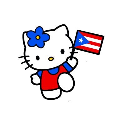 Haitian Hello Kitty, Hello Kitty Holding Flag, Drawing Hello Kitty, Haiti Flag, Haitian Flag, Hello Kitty Wallpaper Hd, Kitty Art, Hello Kitty Coloring, Kitty Drawing