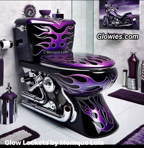 Custom Toilets, Toilet Types, Cool Toilets, Harley Davidson Decor, Harley Davidson Engines, Weird Furniture, Custom Motorcycles Bobber, Harley Davidson Wallpaper, Earthy Home Decor