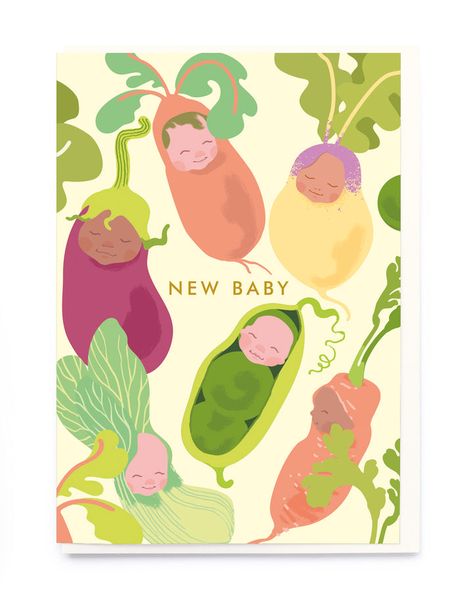 Berylune is an independent bricks and mortar shop in Leamington Spa. They sell a mixture of gifts, homewares & lifestyle goods. Baby Veggies, Toy Story Funny, Baby Messages, New Baby Card, Adorable Babies, Envelope Card, Kids Birthday Cards, Colored Envelopes, Baby Card