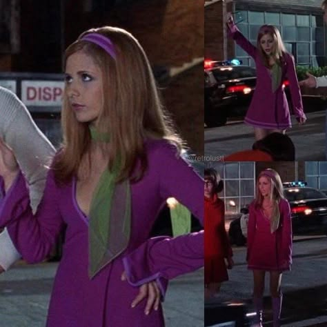 Daphne’s outfits in Scooby Doo. (Plus hair accessories) Which one’s your favourite? • Scooby-Doo PG • Mystery/Adventure • 1h 29m • #scoobydoo #scooby #sarahmichellegellar #movie #movies #2000s #00s #outfit #outfits Also do you like Daphne’s outfits? Daphne Scooby Doo Live Action Outfits, Daphne Costume Scooby Doo, Daphne Scooby Doo Movie, Daphne Inspired Outfit, Daphne Scooby Doo Outfit, Scooby Doo Inspired Outfits, Daphne Scooby Doo Aesthetic, Scooby Doo Fashion, Daphne Hair