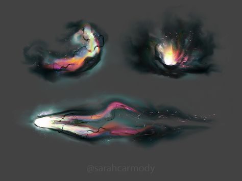 ‘Dark Rainbow’ Magic Concepts & Animation, Sarah Carmody on ArtStation at https://www.artstation.com/artwork/e0DZb3 Black Magic Fantasy Art, Dark Magic Drawing Reference, Magic And Technology Concept Art, Magic Effects Art, Rainbow Powers Aesthetic, Unique Magic Powers, Dark Magic Concept Art, Eldritch Magic Aesthetic, Rainbow Magic Aesthetic