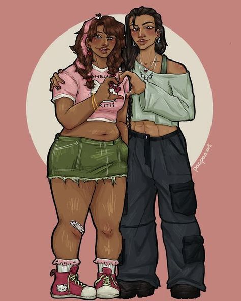 Piper And Reyna, Percy Jackson Drawings, Piper Mclean, Percy Jackson Fan Art, Percy Jackson Characters, Cartoon People, Percy Jackson Memes, Leo Valdez, Percy Jackson Art