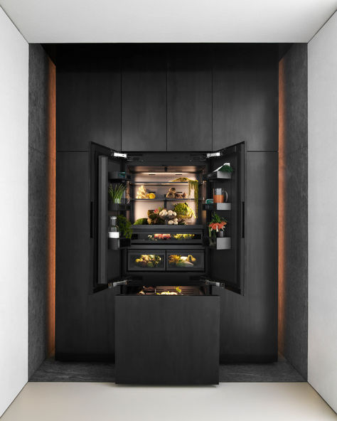 Gaggenau introduces the latest generation of cooling appliances, setting a new standard in both aesthetic design and performance. Now showcasing for an exclusive glimpse at #MDW24, the launch of the new cooling appliance will start in the summer of 2024. #TheElevationofGravity #MilanDesignWeek Villa Necchi Campiglio, Gaggenau Appliances, Villa Necchi, High End Kitchens, Kitchen Decor Modern, Warming Drawer, Milan Design, Beautiful Interior Design, Kitchen Drawers