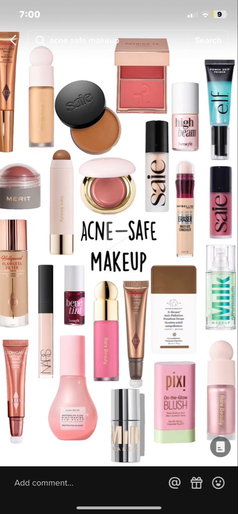 This photo is not mine loves 💕 Best Sephora Products 2023, Elysia Outfit, Ulta Beauty Products, Sephora Must Haves, Summer Glowup, Sephora Wishlist, Acne Safe Makeup, Sephora Shopping, Makeup Ulta