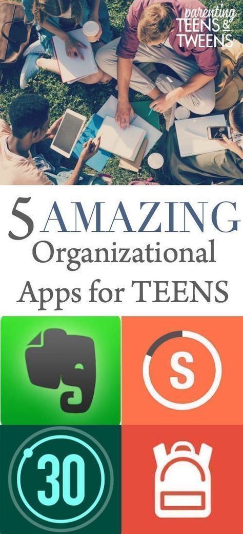 School Organization For Teens, Homework Organization, Apps For Teens, Raising Teenagers, Parenting Tools, Organization Apps, Parenting Inspiration, Parenting Articles, School School