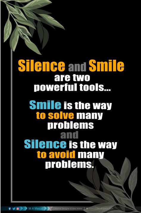 Silence And Smile Quotes, Task Quotes, Power Of Silence Quotes, Caption Hay, Power Of Silence, Evil Quotes, Silence Quotes, Inspirational Quotes For Students, Balloon Crafts