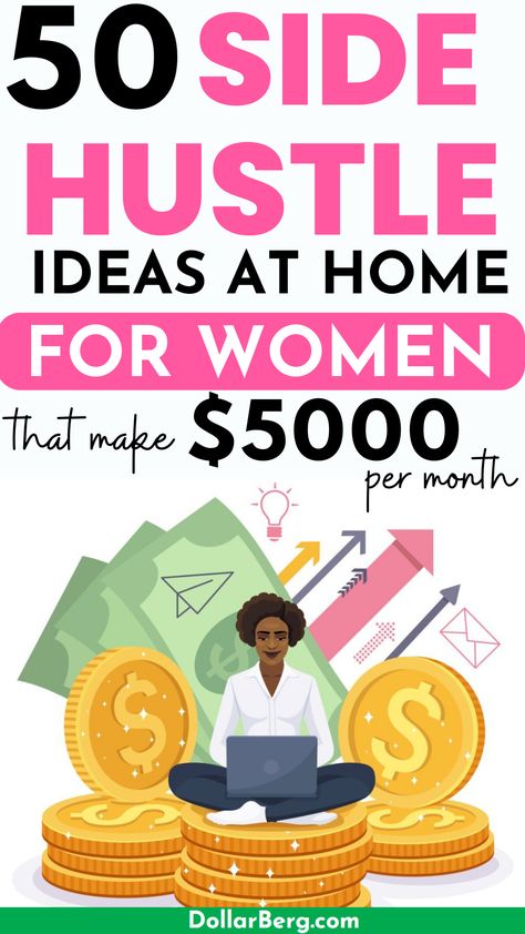 50 Lucrative Side Hustle Ideas for Black Women 💰💃 Passive Income Sources, Side Hustle Jobs, Hustles For Women, Side Hustles For Women, Extra Money Ideas, Side Hustle Ideas At Home, Income Sources, Home Side Hustle, Extra Work