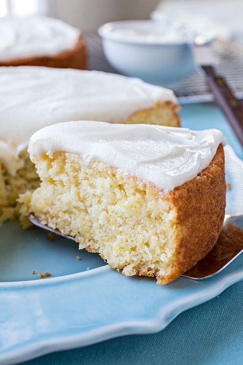 Sweet Cornbread Cake, Cake Cornbread, Salted Honey Butter, Cake With Mascarpone, Butternut Bakery, Cornbread Cake, Olive Oil Cake Recipe, Mascarpone Frosting, Cake Mug