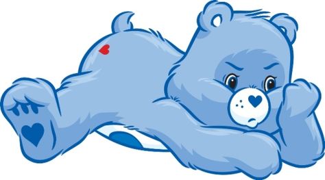 Grumpy Care Bear, Care Bear Tattoos, Care Bears Vintage, Care Bear Party, Grumpy Bear, Care Bears Cousins, Bear Drawing, Bear Clipart, Bear Photos