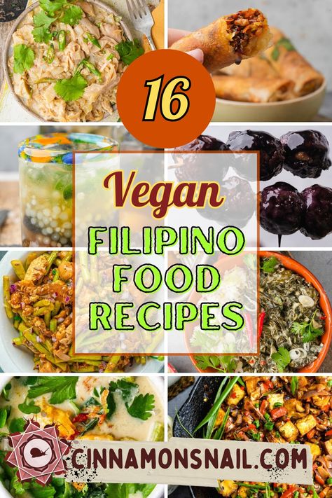 Learn how to make some of your favorite Filipino foods such as Ginisang Munggo (Filipino Mung Bean and Spinach Soup), Ginataang Kalabasa (Vegan Filipino Coconut Milk Stew), Achara (Pickled Green Papaya Apsara), Taho, Tofu Sisig, Turon, Buko Pandan Salad Dessert, and so much more! Learn these easy recipes from a professional chef.  Vegan Filipino Food Vegetarian Filipino Recipes Filipino Vegetarian Recipes Vegan Filipino Vegan Filipino Recipes Buko Pandan Salad, Coconut Milk Stew, Ginataang Kalabasa, Ginisang Munggo, Tofu Sisig, Vegan Filipino, Buko Pandan, Filipino Food Recipes, Vegan Food Truck