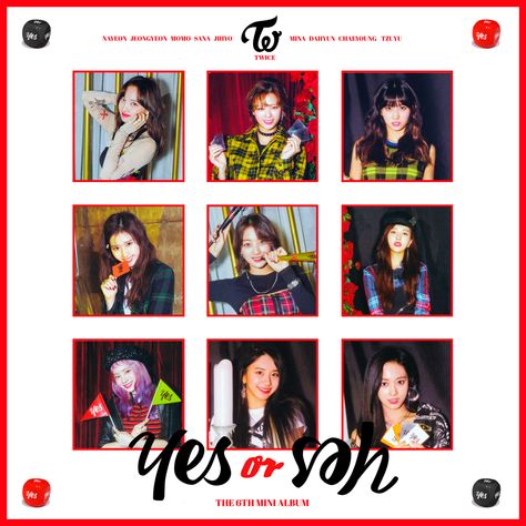 Yes Or Yes Twice Album Cover, Yes Or Yes Album Cover, Yes Album Covers, Yes Or Yes, Twice Album, Art Album, Tzuyu Twice, Random Photos, Album Art