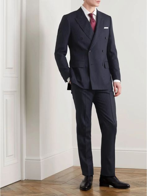 29 Best suits for men 2023: Reiss to Gucci | British GQ Pini Parma Suit, Double Breasted 3 Piece Suit Men, Mens Tailored Fashion, Pinstripe Suits Men, Suits For Men 2023, Mafia Suit, Lawyer Suit, Kingsman Suits, Double Breasted Pinstripe Suit